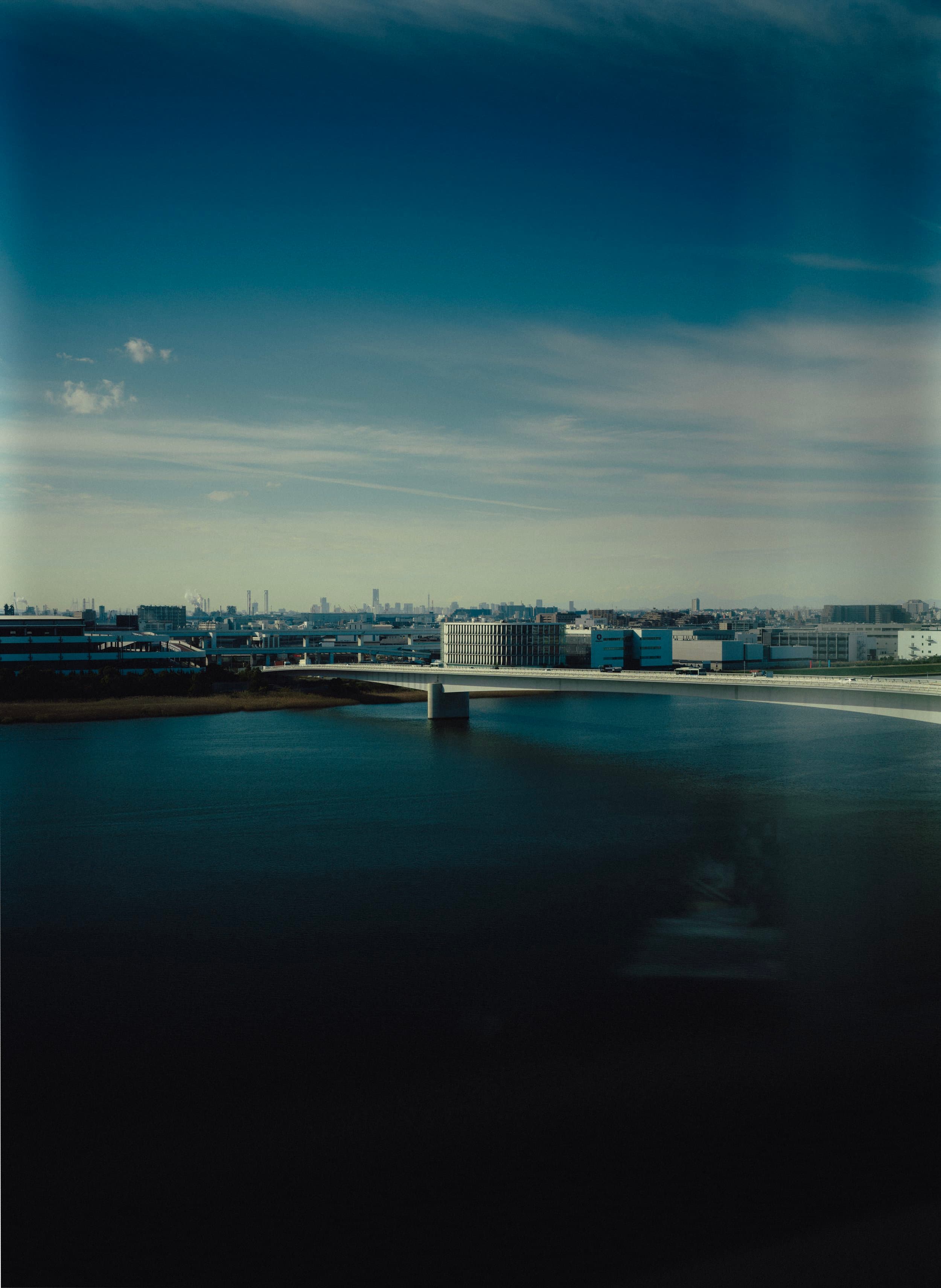 Sumida River - Taken out of the Villa Fontaine Grand hotel room.